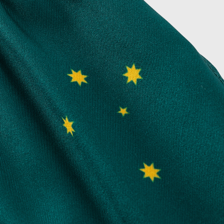 Classic Kangaroos Rugby League World Cup Gym Shorts Dark Green