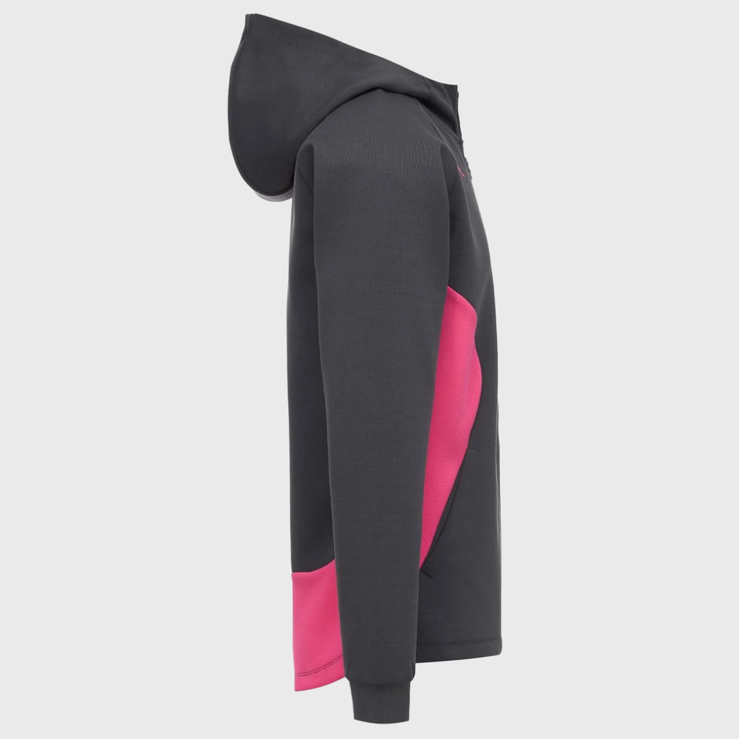 Kappa Stade Francais Training Full Zip Hoody Grey 2026/27