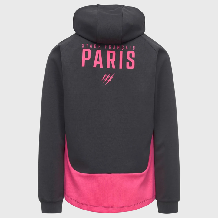 Kappa Stade Francais Training Full Zip Hoody Grey 2026/27