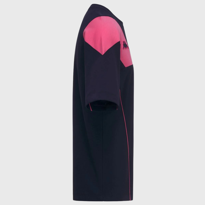 Kappa Stade Francais Supporters Leisure Tee Navy/Pink 2026/27