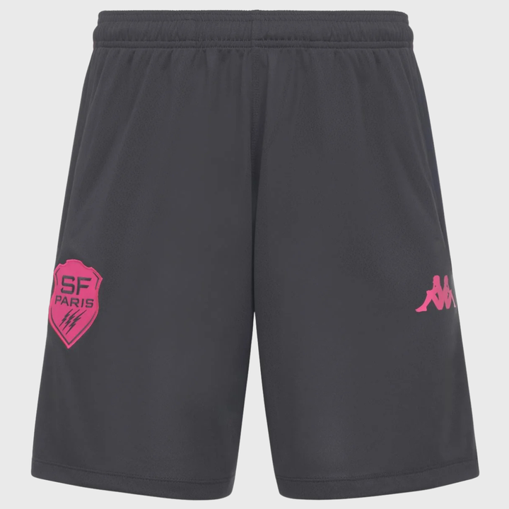 Kappa Stade Francais Gym Shorts Grey 2026/27