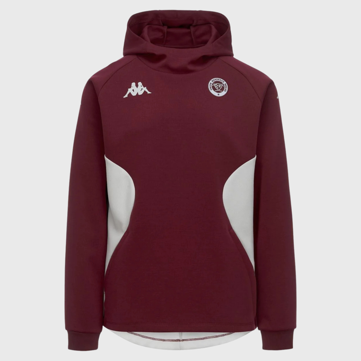 Kappa Bordeaux Begles Training Hoody Maroon 2026/27