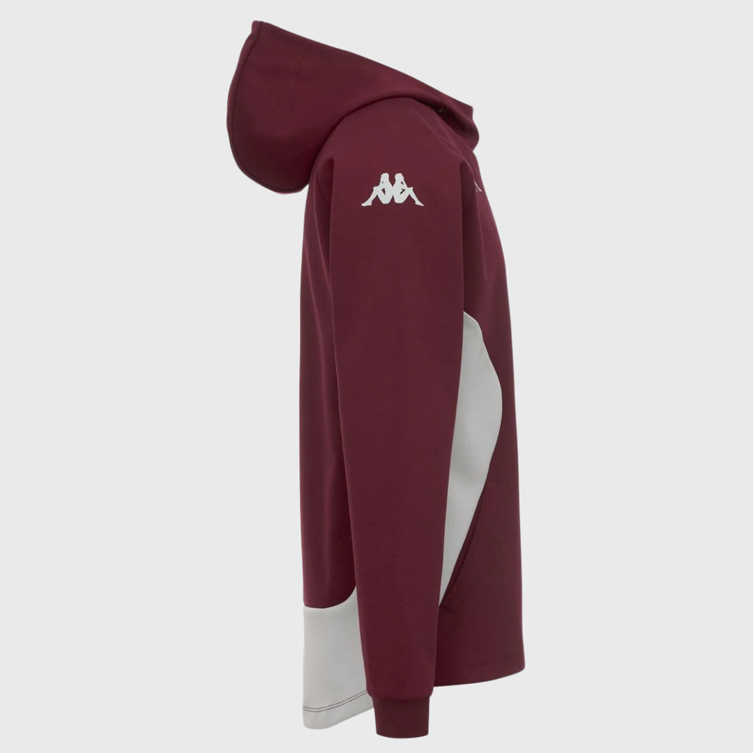 Kappa Bordeaux Begles Training Hoody Maroon 2026/27
