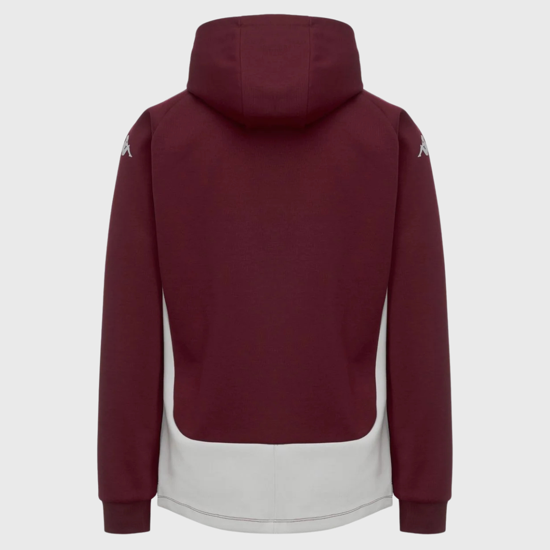 Kappa Bordeaux Begles Training Hoody Maroon 2026/27