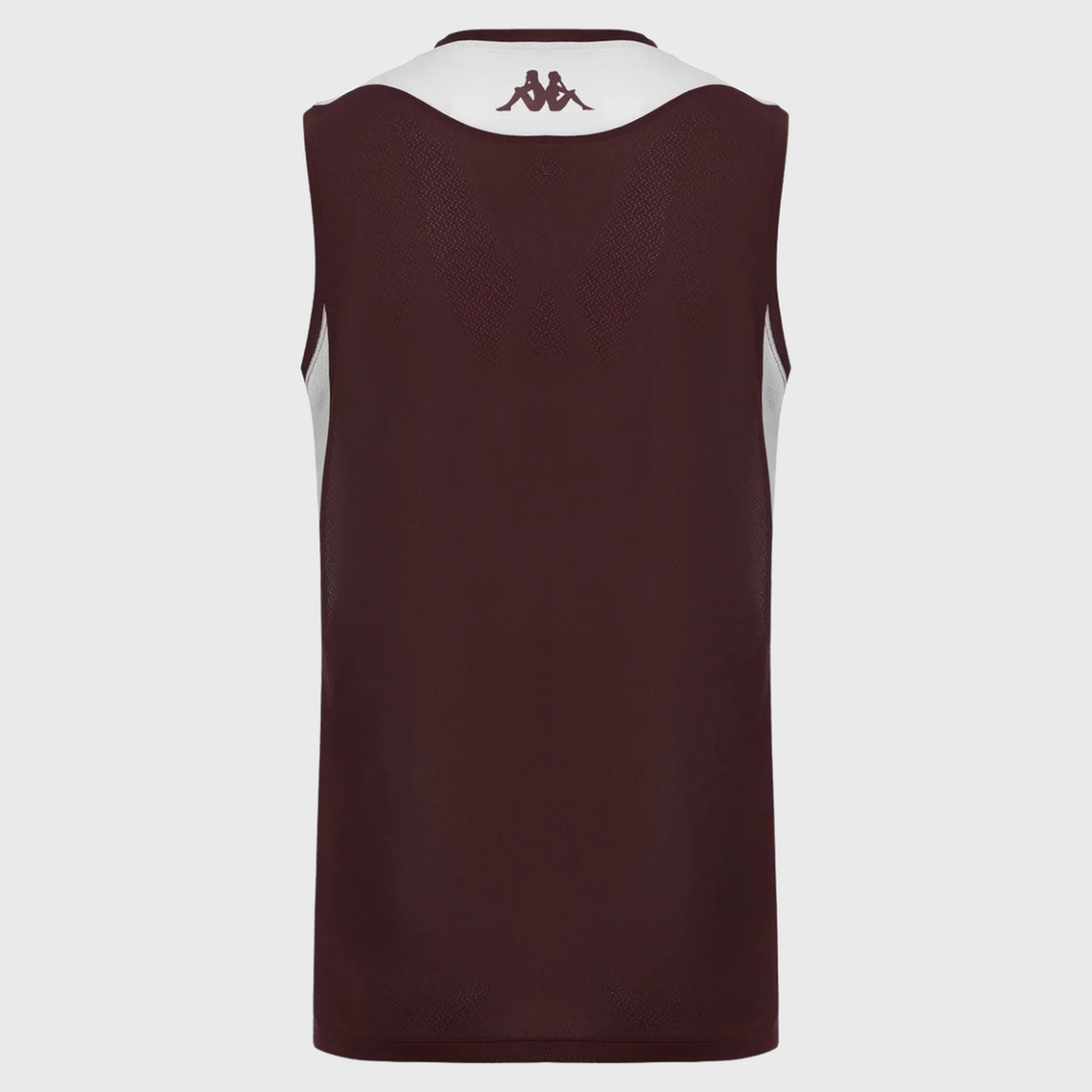 Kappa Bordeaux Begles Training Singlet Maroon 2026/27