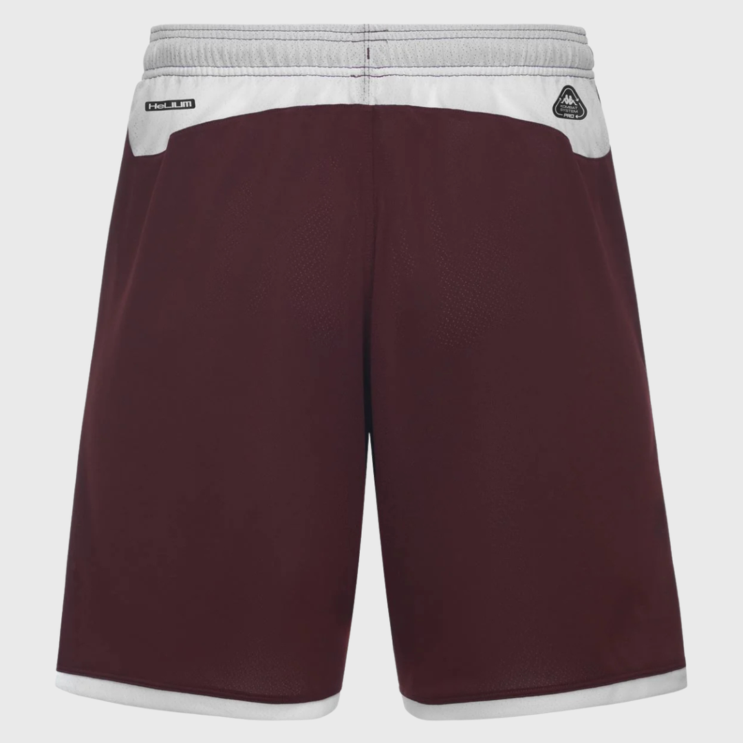 Kappa Bordeaux Begles Gym Shorts Maroon 2026/27
