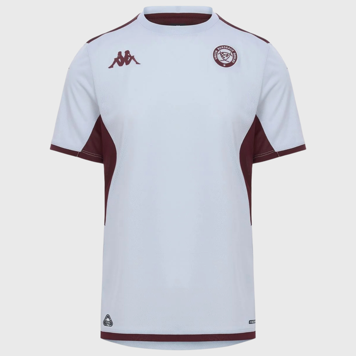 Kappa Bordeaux Begles Training Tee Grey Dawn 2026/27