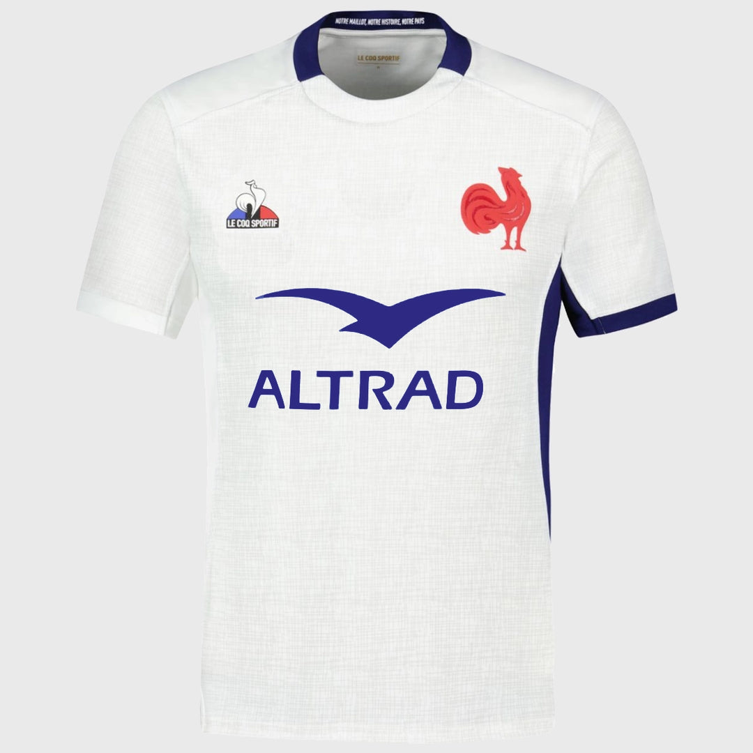 Le Coq Sportif France Men's Away Replica Rugby Shirt 2023/24 - Rugbystuff.com