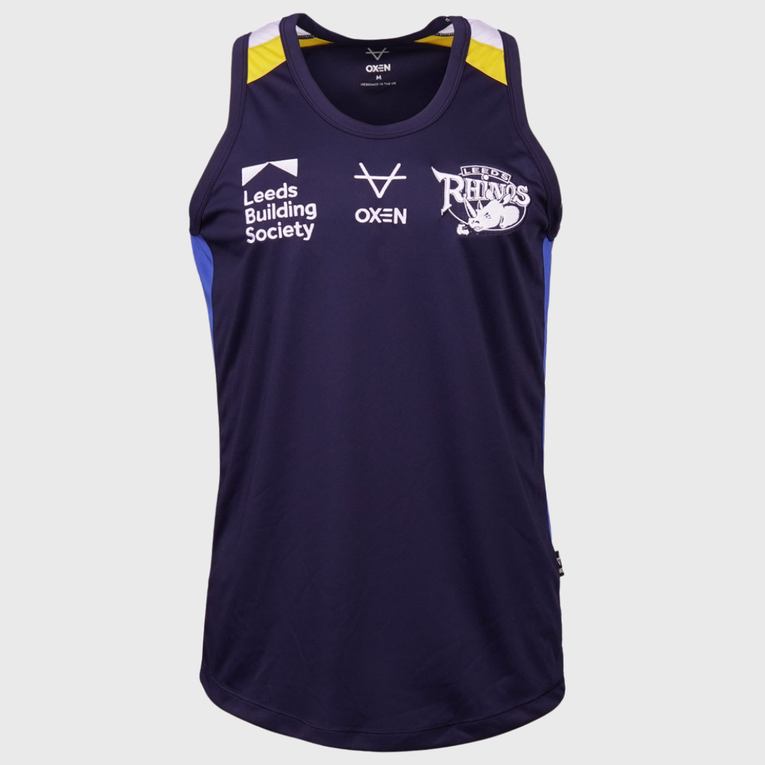 Oxen Leeds Rhinos Gym Training Singlet 2026 - Rugbystuff.com