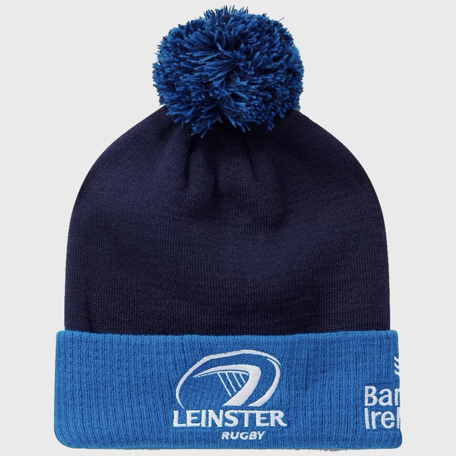 Castore Leinster Rugby Bobble Beanie Hat 2023/24 - Rugbystuff.com