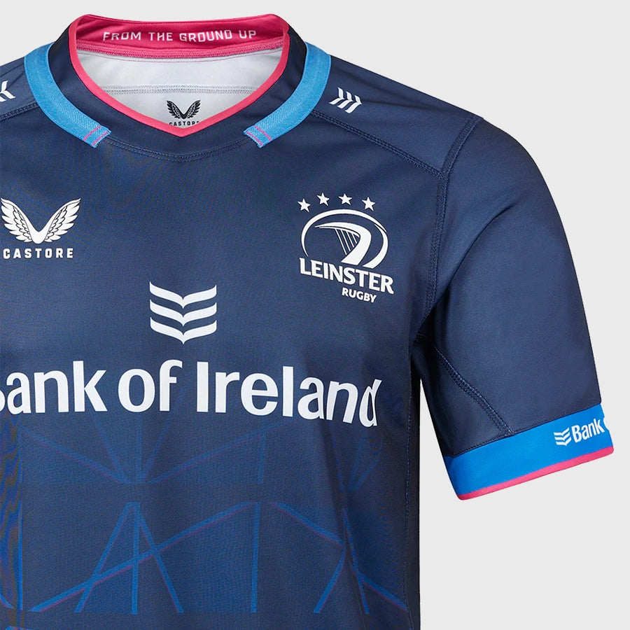 Castore Leinster Men's European Replica Rugby Shirt 2023/24 - Rugbystuff.com