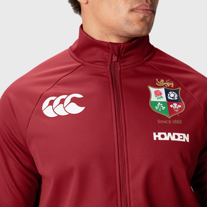 Canterbury British & Irish Lions Anthem Jacket Red - Rugbystuff.com