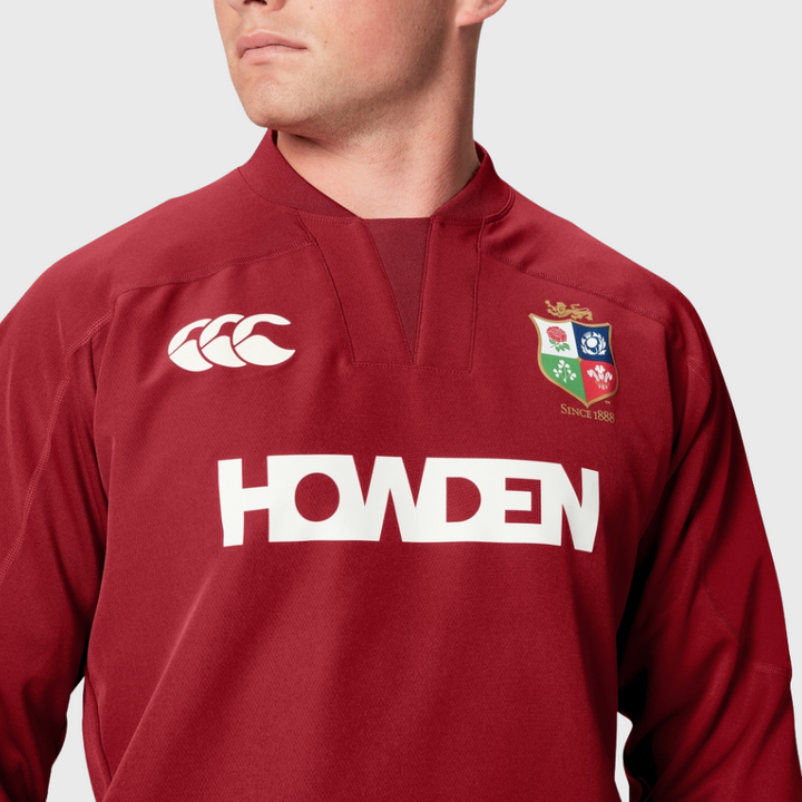 Canterbury British & Irish Lions Men's Drill Top Red - Rugbystuff.com