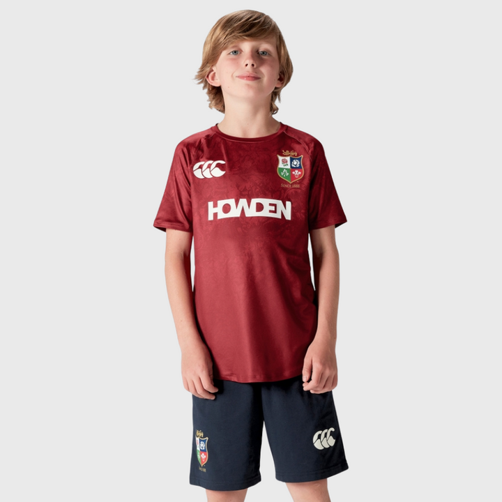 Canterbury British & Irish Lions Kid's Superlight Tee Red - Rugbystuff.com