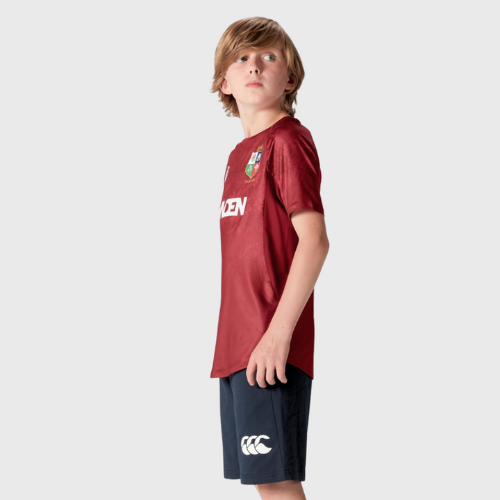 Canterbury British & Irish Lions Kid's Superlight Tee Red - Rugbystuff.com