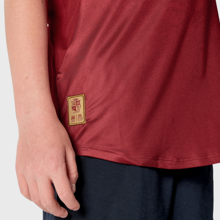 Canterbury British & Irish Lions Kid's Superlight Tee Red - Rugbystuff.com