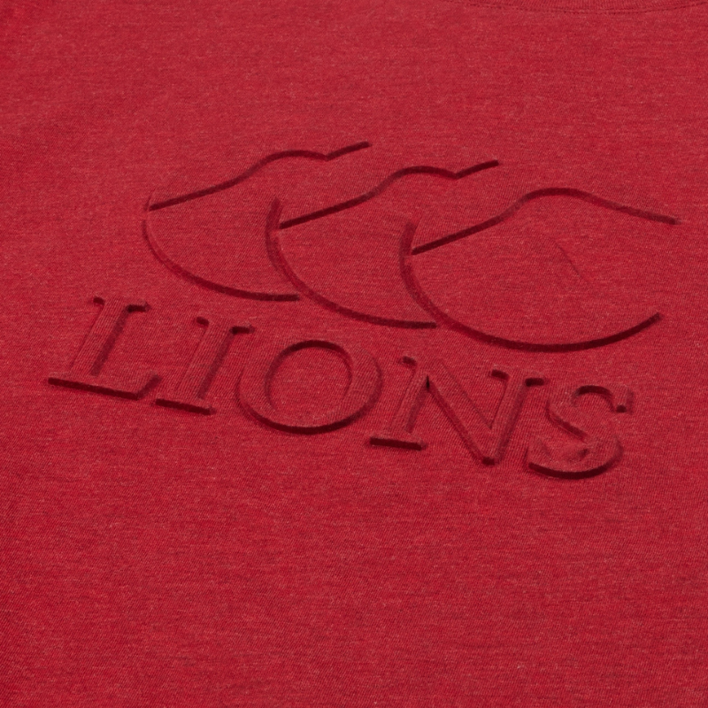 Canterbury British & Irish Lions Monument Tee Red - Rugbystuff.com
