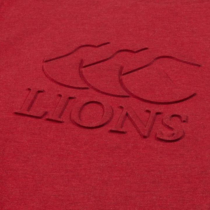 Canterbury British & Irish Lions Monument Tee Red - Rugbystuff.com