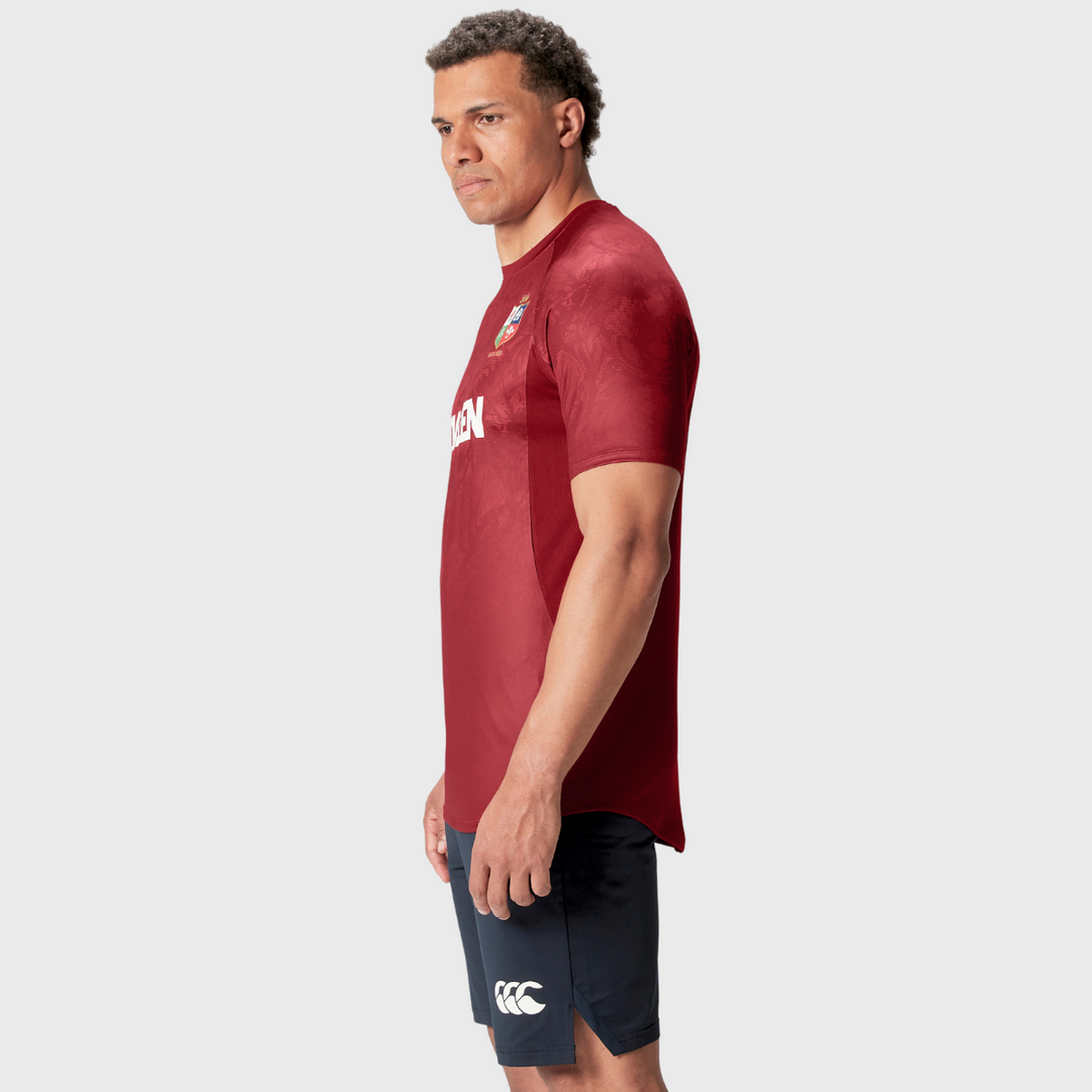 Canterbury British & Irish Lions Men's Superlight Tee Red - Rugbystuff.com
