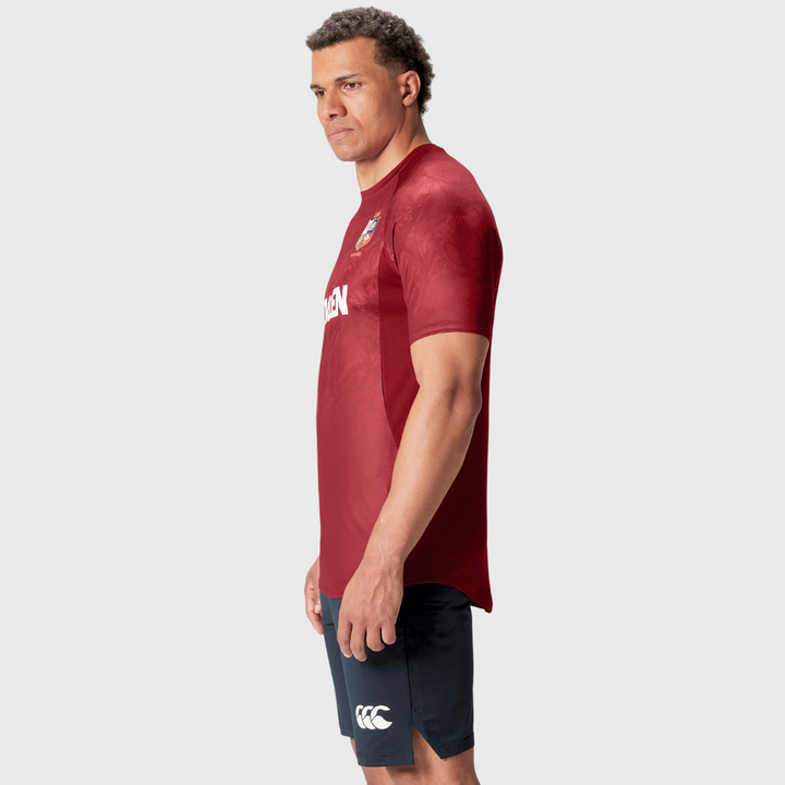 Canterbury British & Irish Lions Men's Superlight Tee Red - Rugbystuff.com