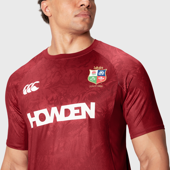 Canterbury British & Irish Lions Men's Superlight Tee Red - Rugbystuff.com