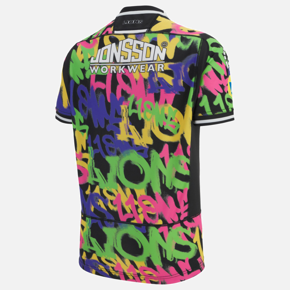Macron Lions Away Replica Rugby Shirt 2025/26 - Rugbystuff.com
