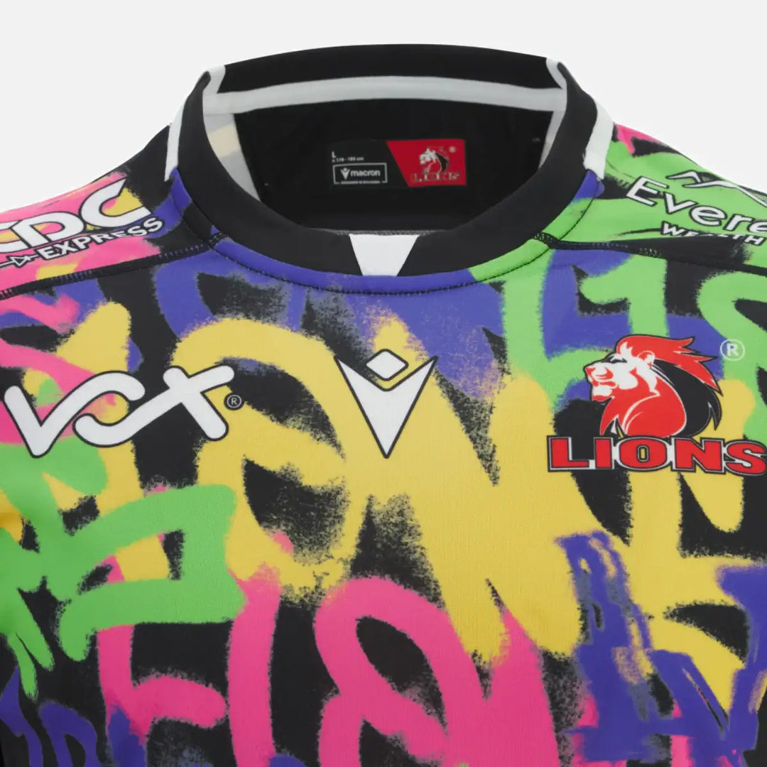 Macron Lions Away Replica Rugby Shirt 2025/26 - Rugbystuff.com