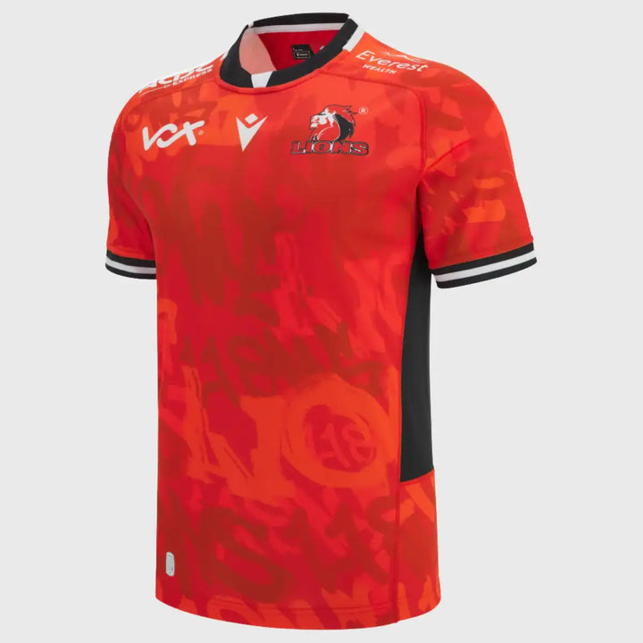 Macron Lions Home Replica Rugby Shirt 2025/26 - Rugbystuff.com