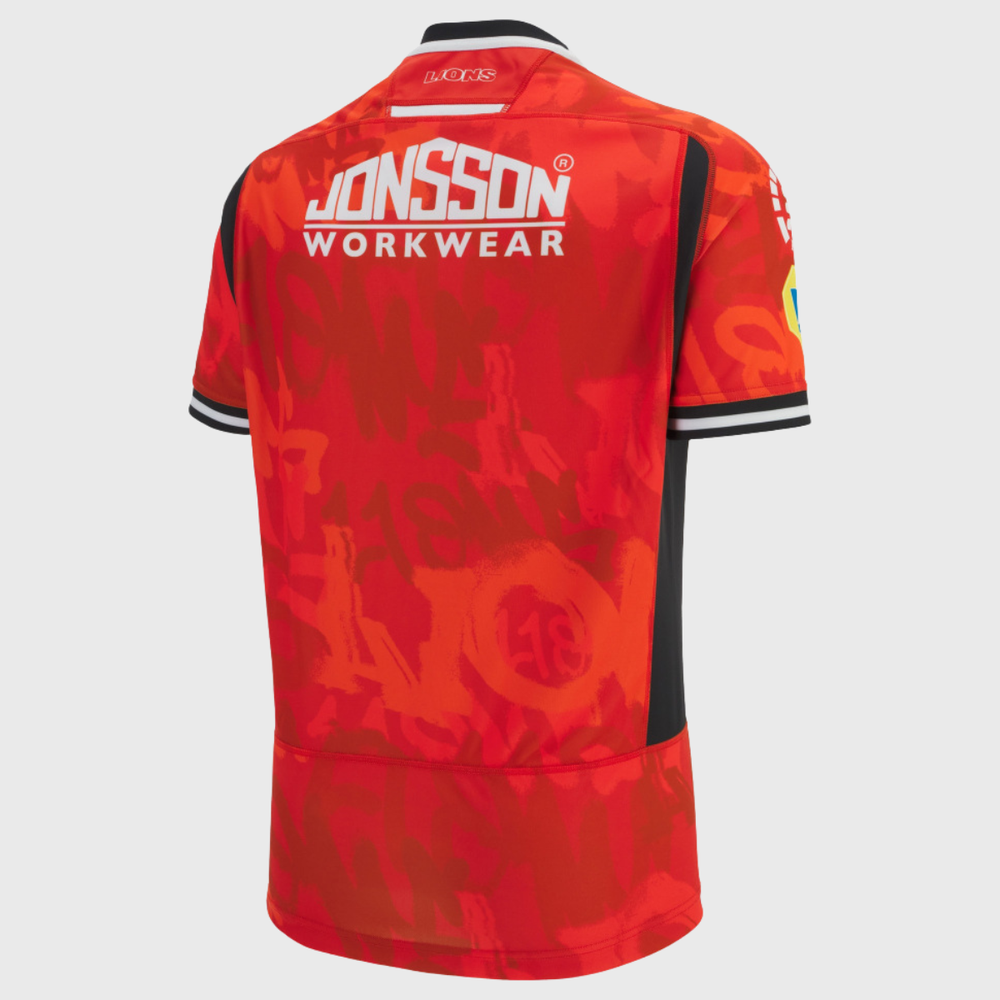 Macron Lions Home Replica Rugby Shirt 2025/26 - Rugbystuff.com