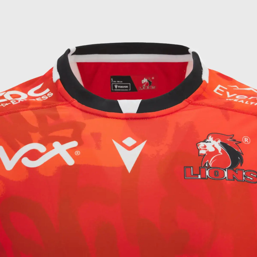 Macron Lions Home Replica Rugby Shirt 2025/26 - Rugbystuff.com