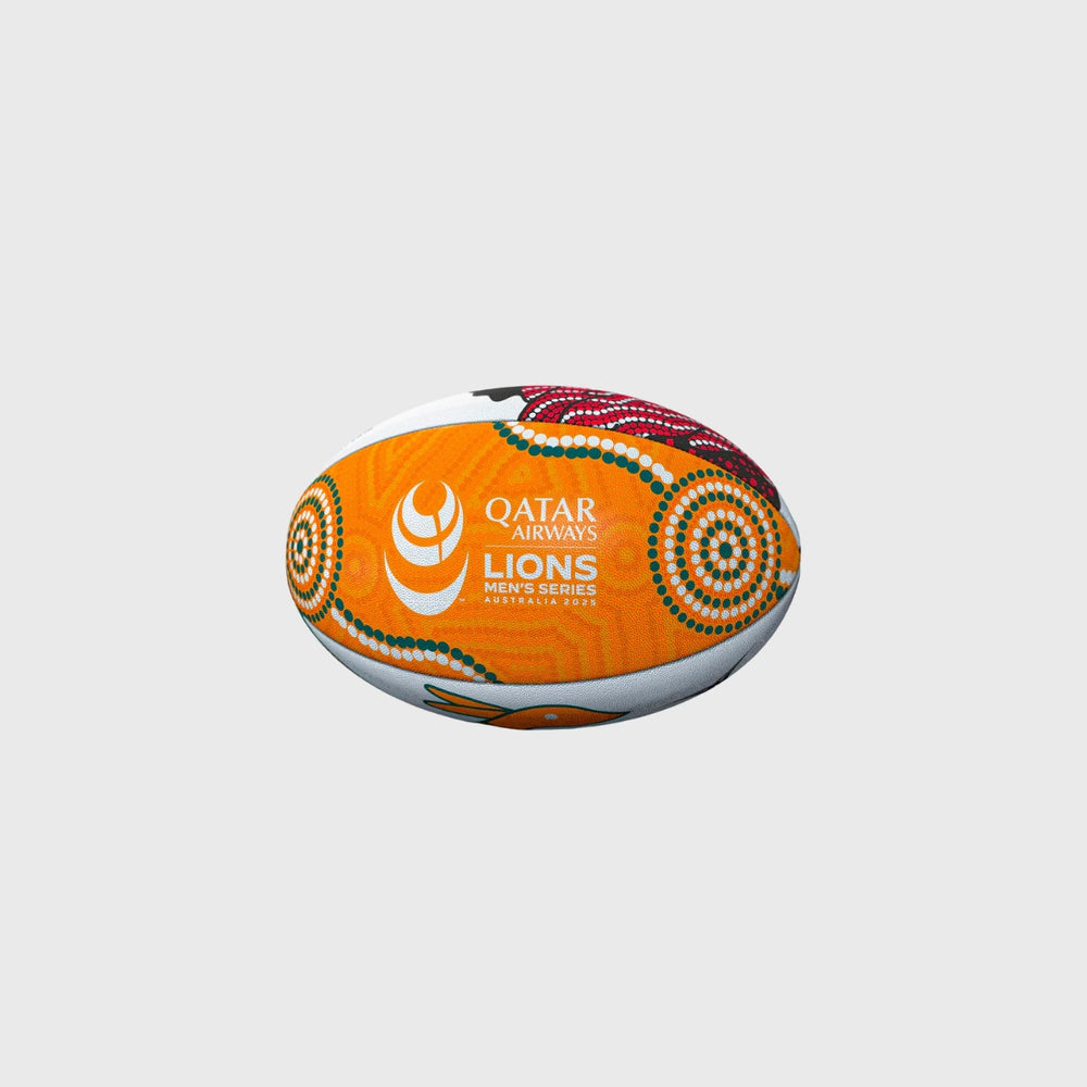 Gilbert British & Irish Lions 2025 Supporter Mini Rugby Ball - Rugbystuff.com