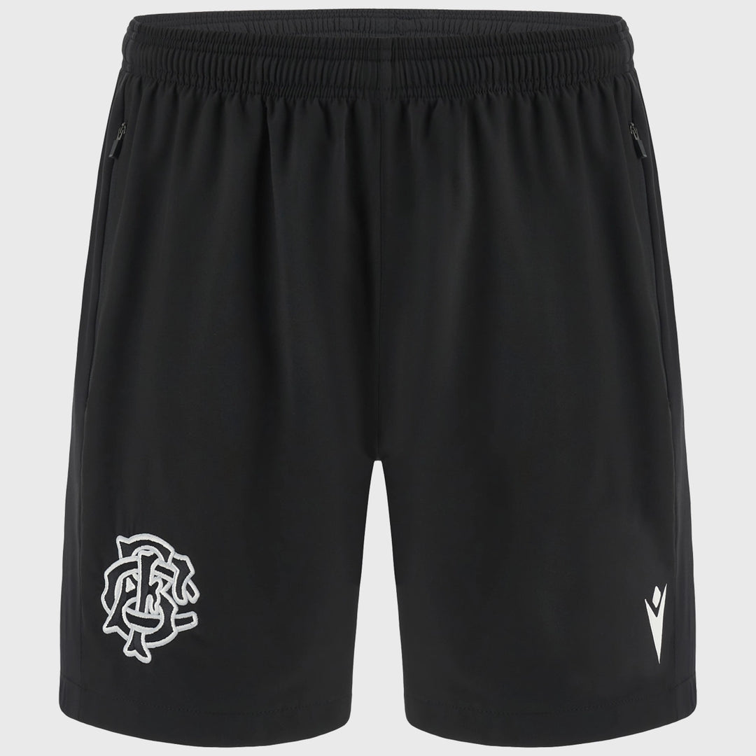 Macron Barbarians Rugby Training Bermuda Shorts Black - Rugbystuff.com