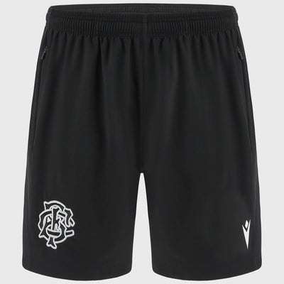 Macron Barbarians Rugby Training Bermuda Shorts Black