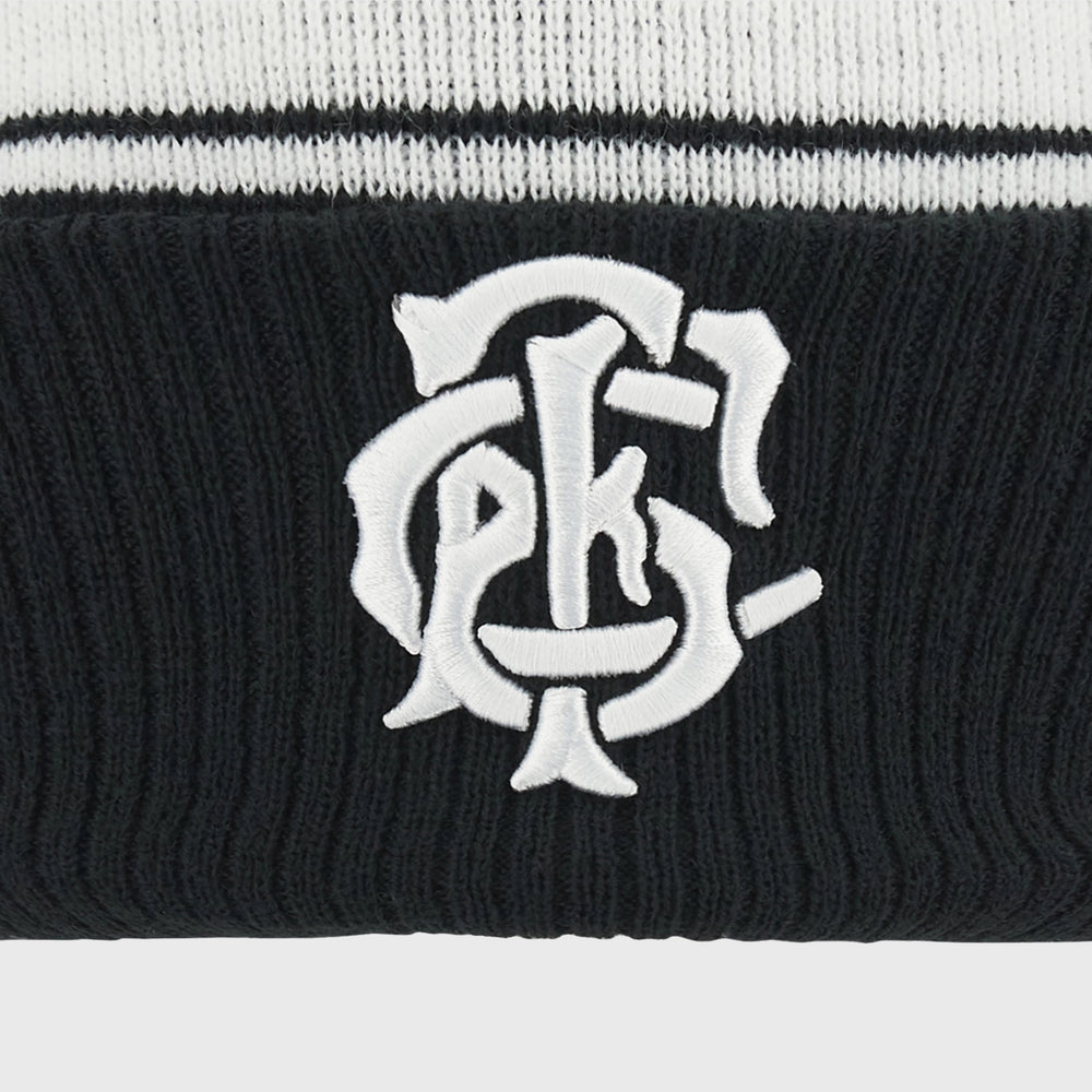 Macron Barbarians Bobble Beanie Hat - Rugbystuff.com