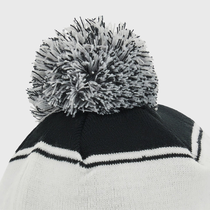 Macron Barbarians Bobble Beanie Hat - Rugbystuff.com