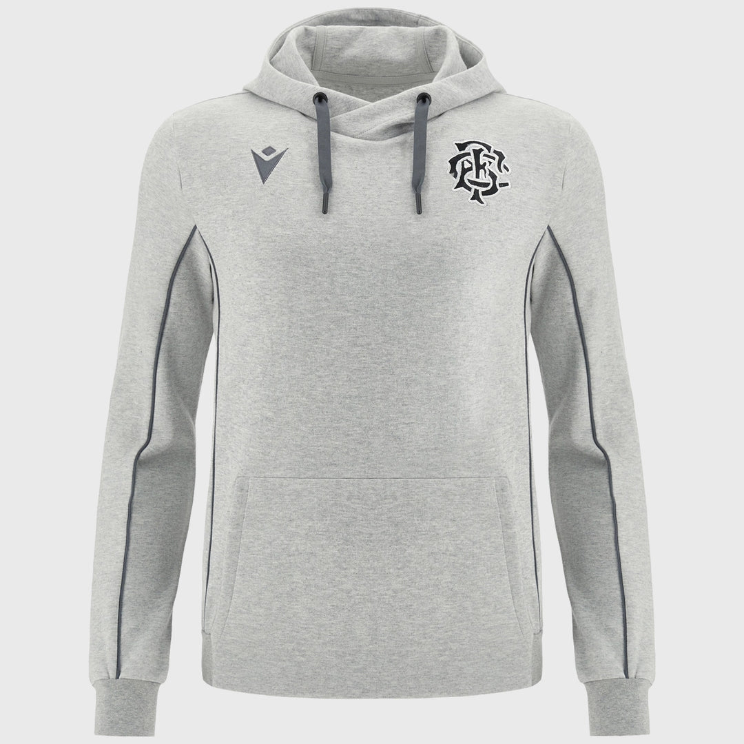 Macron Barbarians Rugby Hoody Grey - Rugbystuff.com