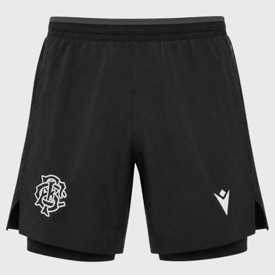 Macron Barbarians Rugby Training Gym Shorts 2026/27