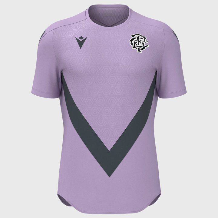 Macron Barbarians Rugby Player's Poly Dry Tee Lilac 2025/26