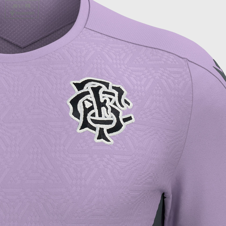 Macron Barbarians Rugby Player's Poly Dry Tee Lilac 2025/26