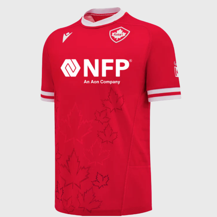 Macron Canada Men's Home Replica Rugby Shirt 2025/26 - Rugbystuff.com