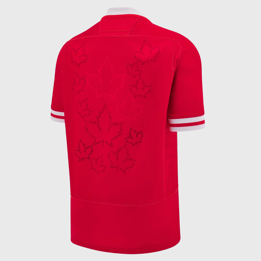 Macron Canada Men's Home Replica Rugby Shirt 2025/26 - Rugbystuff.com