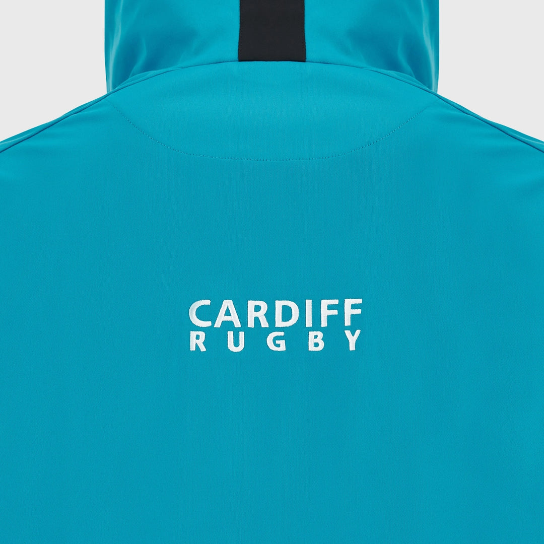 Macron Cardiff Rugby Full Zip Anthem Jacket - Rugbystuff.com