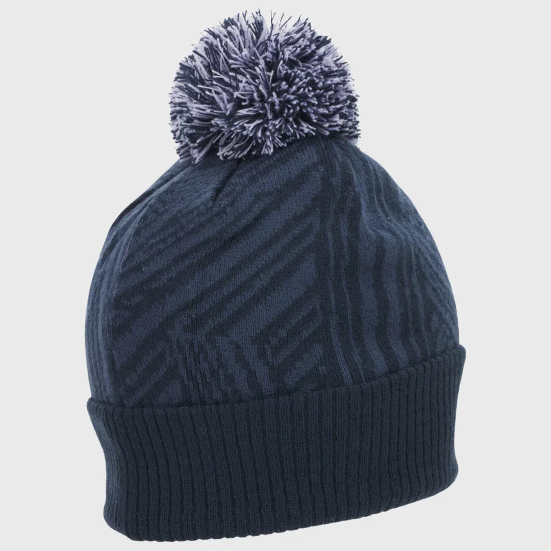 Macron Cardiff Rugby Bobble Beanie Hat 2025/26 - Rugbystuff.com