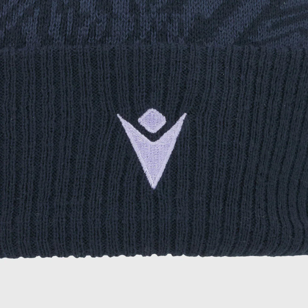 Macron Cardiff Rugby Bobble Beanie Hat 2025/26 - Rugbystuff.com