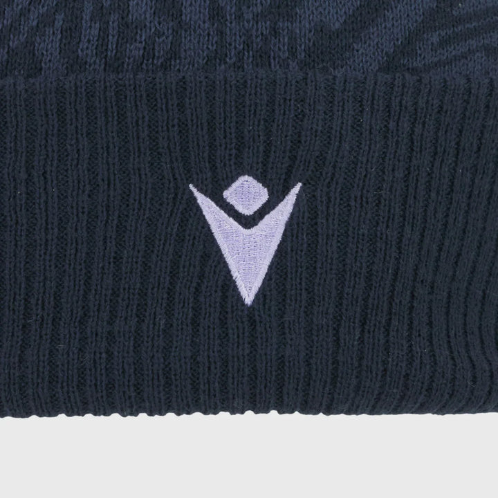 Macron Cardiff Rugby Bobble Beanie Hat 2025/26 - Rugbystuff.com