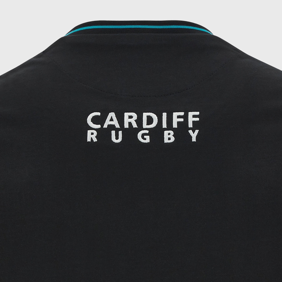 Macron Cardiff Rugby Cotton Tee 2023/24 - Rugbystuff.com