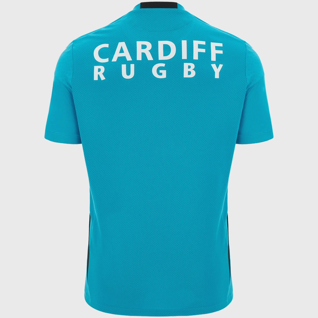Macron Cardiff Rugby Poly Dry Tee 2023/24 - Rugbystuff.com