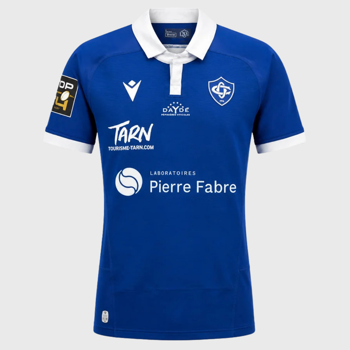 Macron Castres Olympique Home Replica Rugby Shirt 2026/27