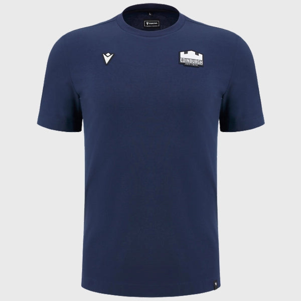 Macron Edinburgh Rugby Short Sleeve Cotton Tee 2023/24 - Rugbystuff.com