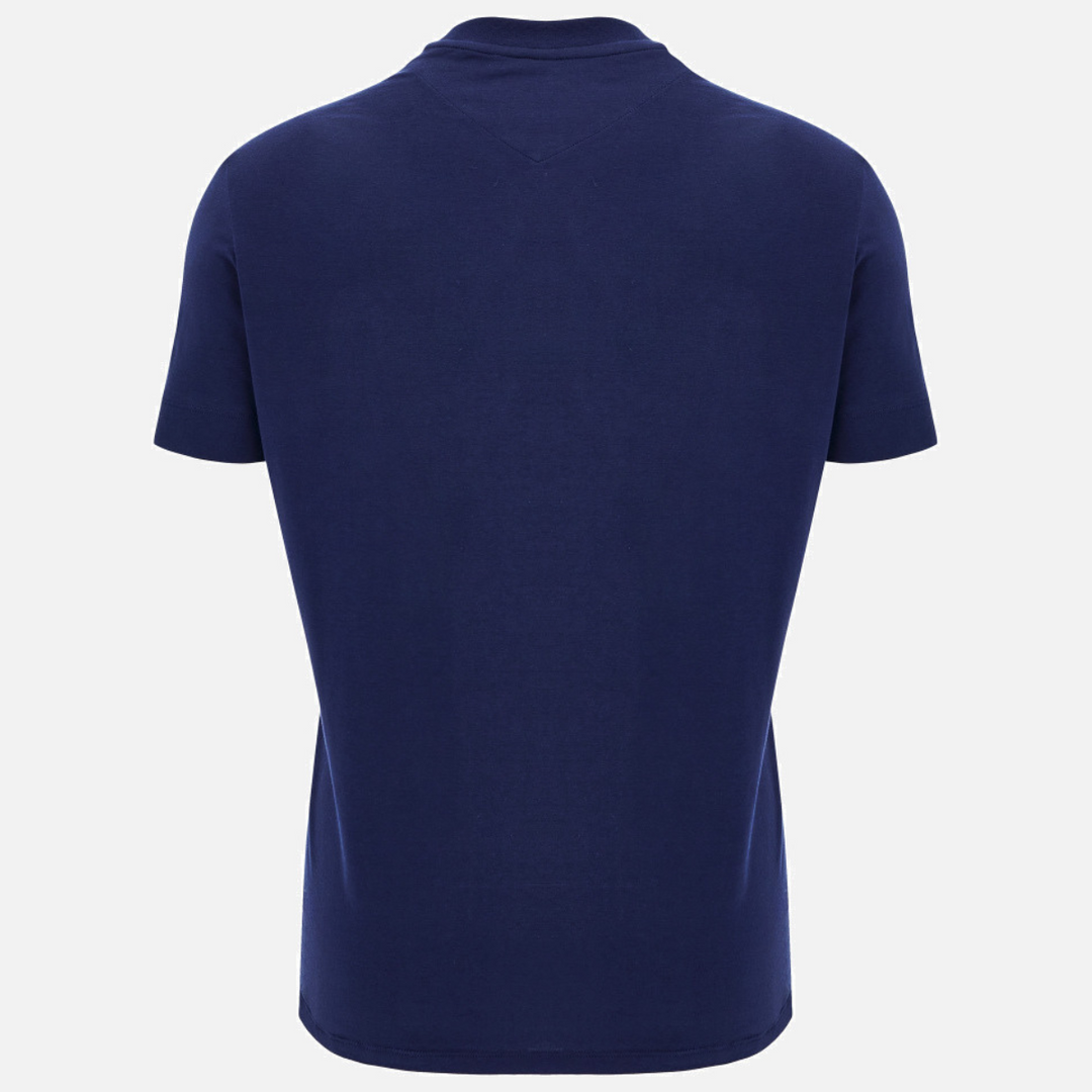 Macron Edinburgh Rugby Cotton Tee Navy 2025/26